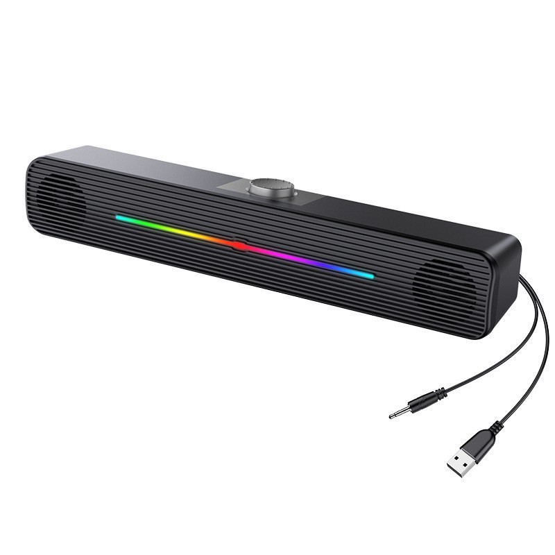 Rgb Computer Soundbar For Pc - E-1407 Hurtowe Głośniki RGB Bezprzewodowe z