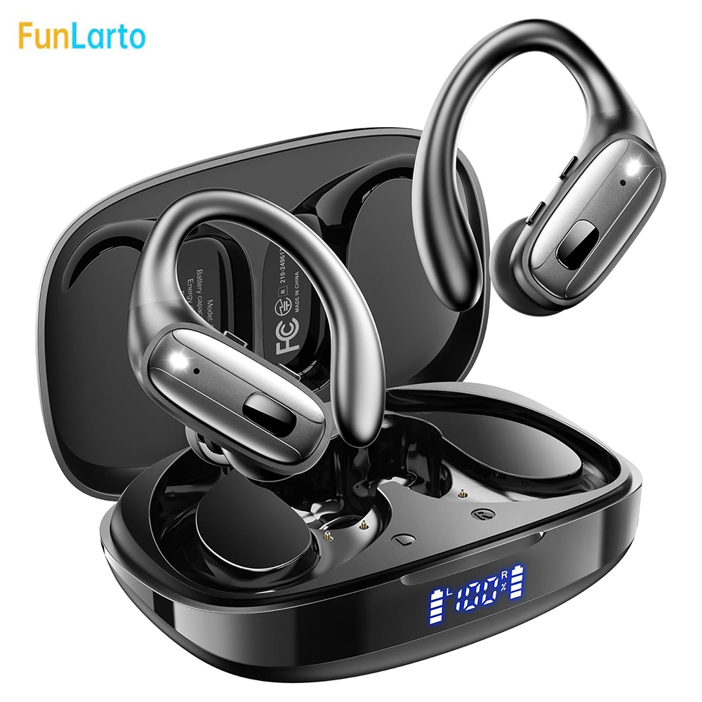 Open Ear Air Conduction Headphones - Sportowe słuchawki Bluetooth 5.3 Bezprzewodowe słuchawki