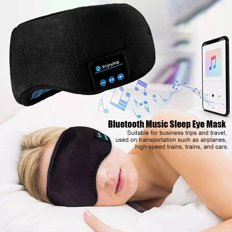 Sleep Mask Headphones Bluetooth - Bezprzewodowe słuchawki Bluetooth Maska do spania