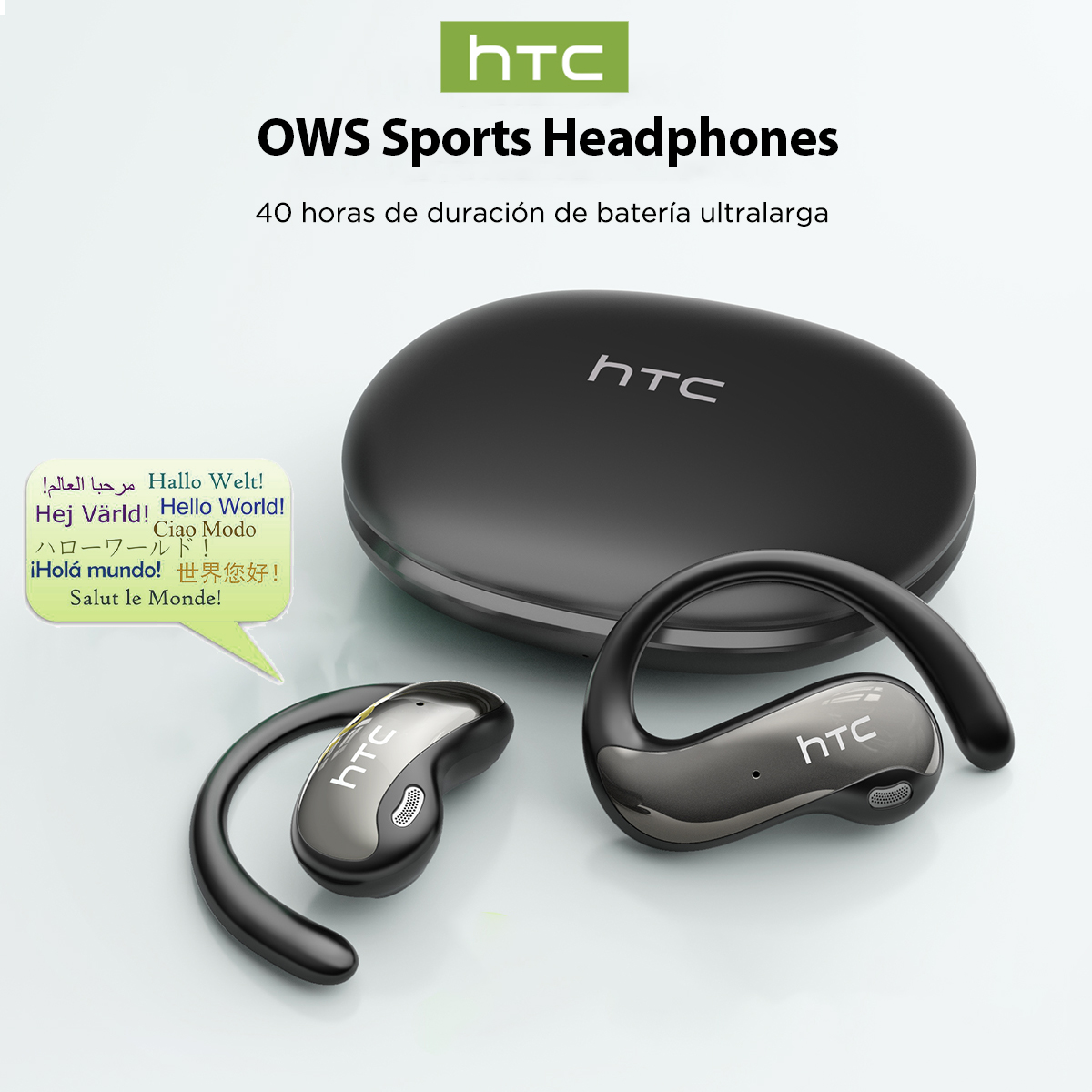 Type C Wired Earphones With Mic - Słuchawki Bluetooth HTC NE19 AI OWS