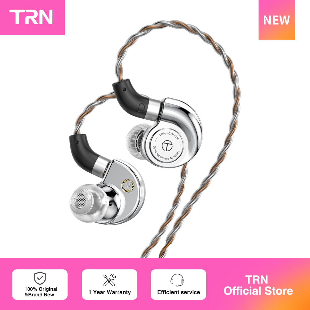 Planar Magnetic Iem Earphones - Słuchawki TRN Conch Lucky Bag, wysokiej