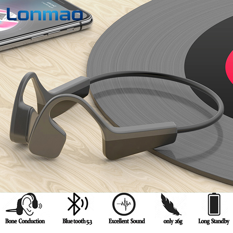 Bone Conduction Running Headphones - Bezprzewodowe słuchawki przewodzące dźwięk przez kości,