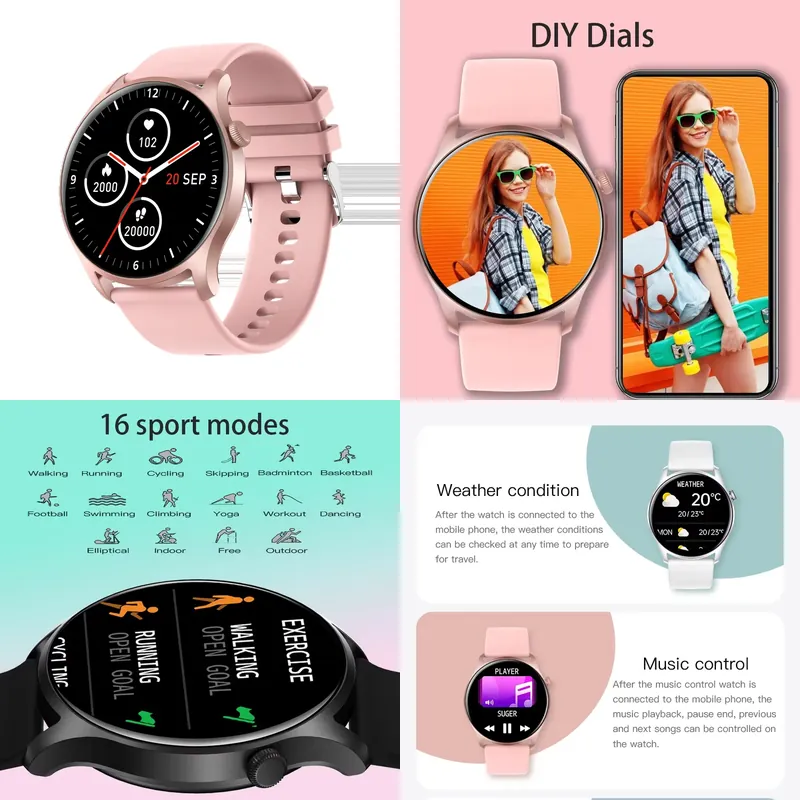 Smartwatches - SENBONO MAX8 Smartwatch Męski Damski z
