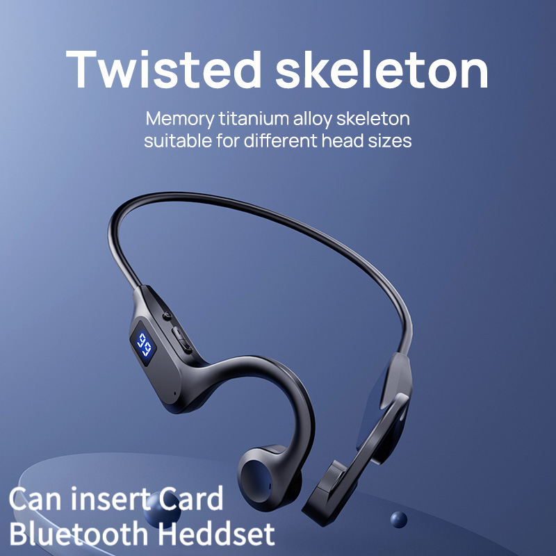 Bone Conduction Running Headphones - Bezprzewodowe sportowe słuchawki Bluetooth X7 Bezprzewodowe