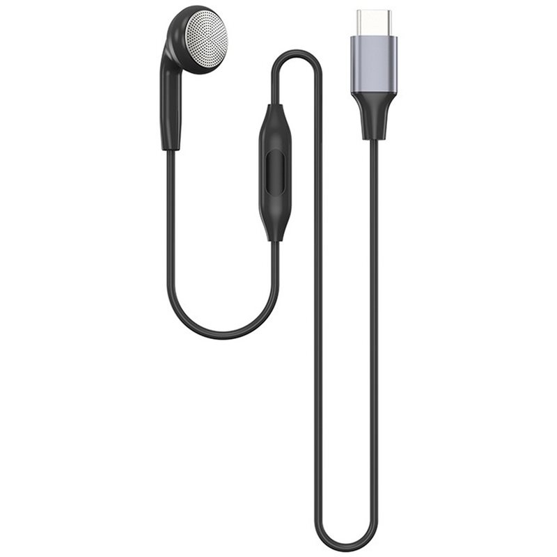 Type C Wired Earphones With Mic - DT75BG Słuchawka Jednostronna Typu C z