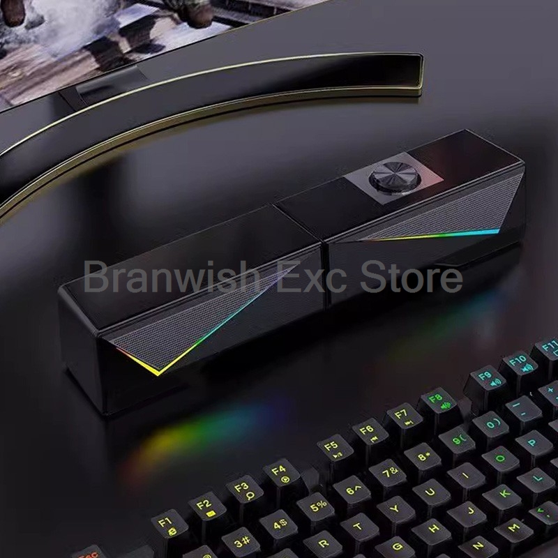 Głośnik komputerowy 2x2.5W z p – Rgb Computer Soundbar For Pc recenzja i cena