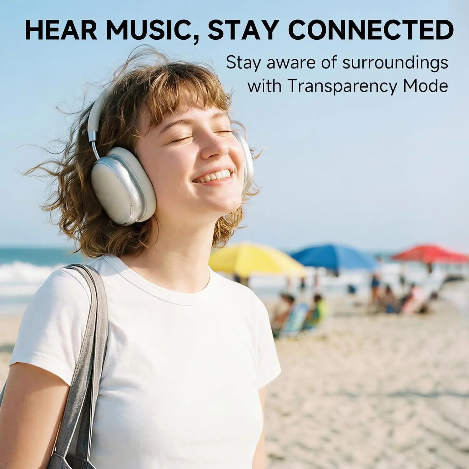 Hybrydowe słuchawki z adaptacy – Anc Wireless Over Ear Headphones recenzja i cena