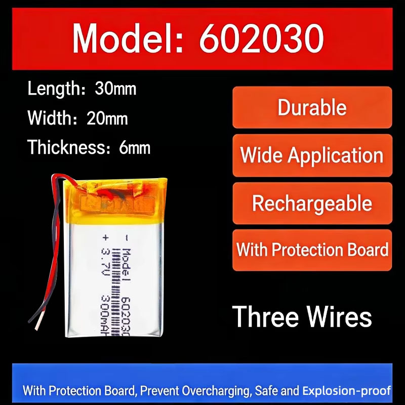 Bateria litowa 3.7V 300mAh 602 – Smartwatches recenzja i cena