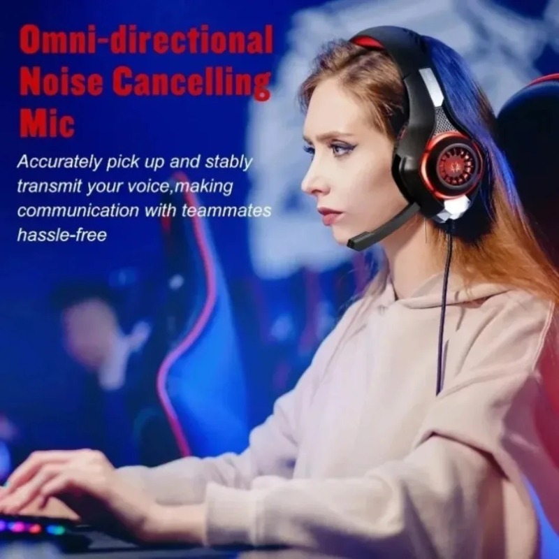 Przewodowy zestaw słuchawkowy  – Gaming Headset With Mic Rgb recenzja i cena