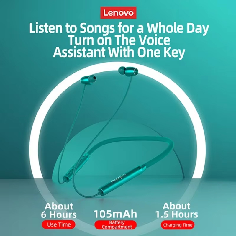 Nowe słuchawki Bluetooth Lenov – Magnetic Neckband Sports Earphones recenzja i cena