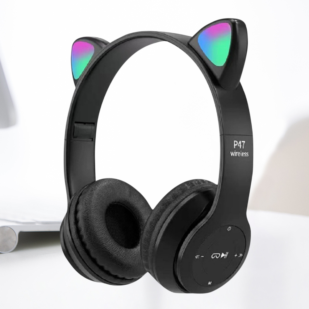 Słuchawki Bezprzewodowe z Mikr – Cat Ear Bluetooth Headset Led recenzja i cena
