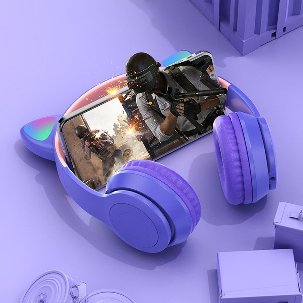 Słuchawki Bezprzewodowe z Mikr – Cat Ear Bluetooth Headset Led recenzja i cena