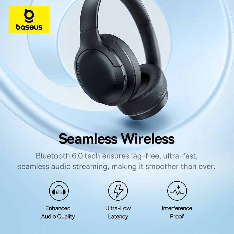 Słuchawki bezprzewodowe Baseus – Anc Wireless Over Ear Headphones recenzja i cena