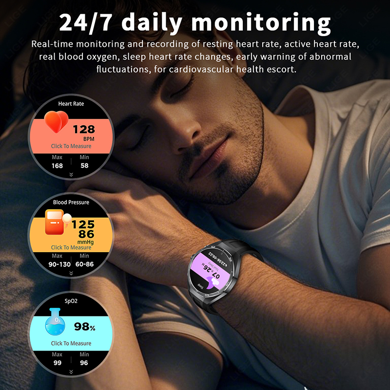 Inteligentny zegarek LIGE z sł – Tws Earbuds Bluetooth 5.3 recenzja i cena