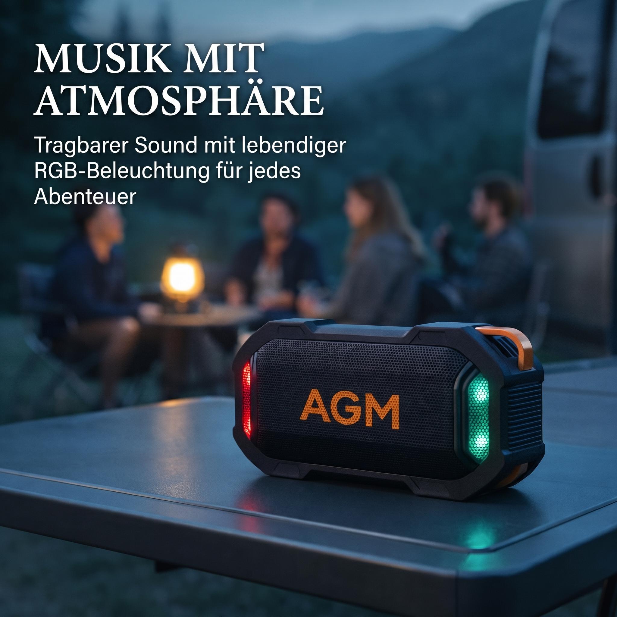 AGM MAG ROCK Zewnętrzny Głośni – Portable Bluetooth Speaker Waterproof Ipx7 recenzja i cena