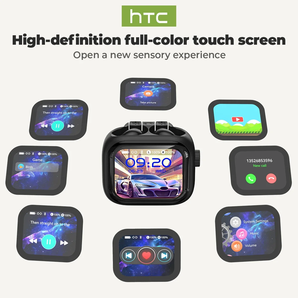 Ekran Ultra HD Słuchawki HTC N – Open Ear Air Conduction Headphones recenzja i cena