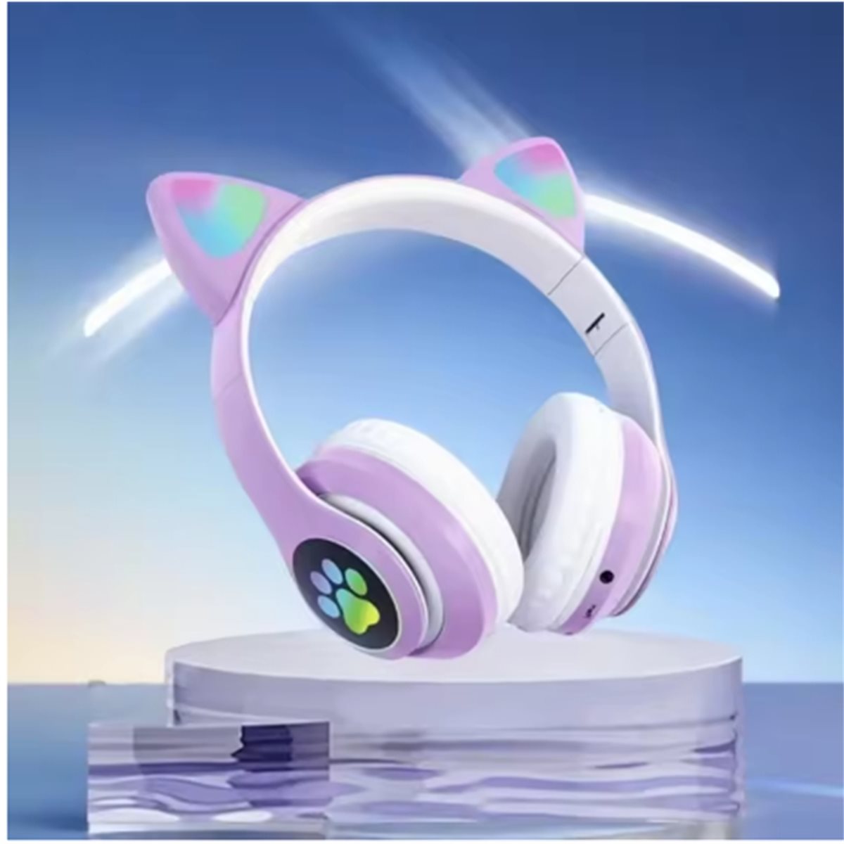 DT90 Nowe słodkie słuchawki Bl – Cat Ear Bluetooth Headset Led recenzja i cena