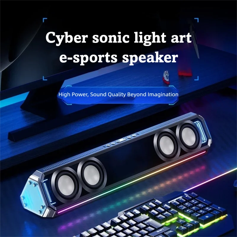 Gamingowy soundbar z oświetlen – Rgb Computer Soundbar For Pc recenzja i cena