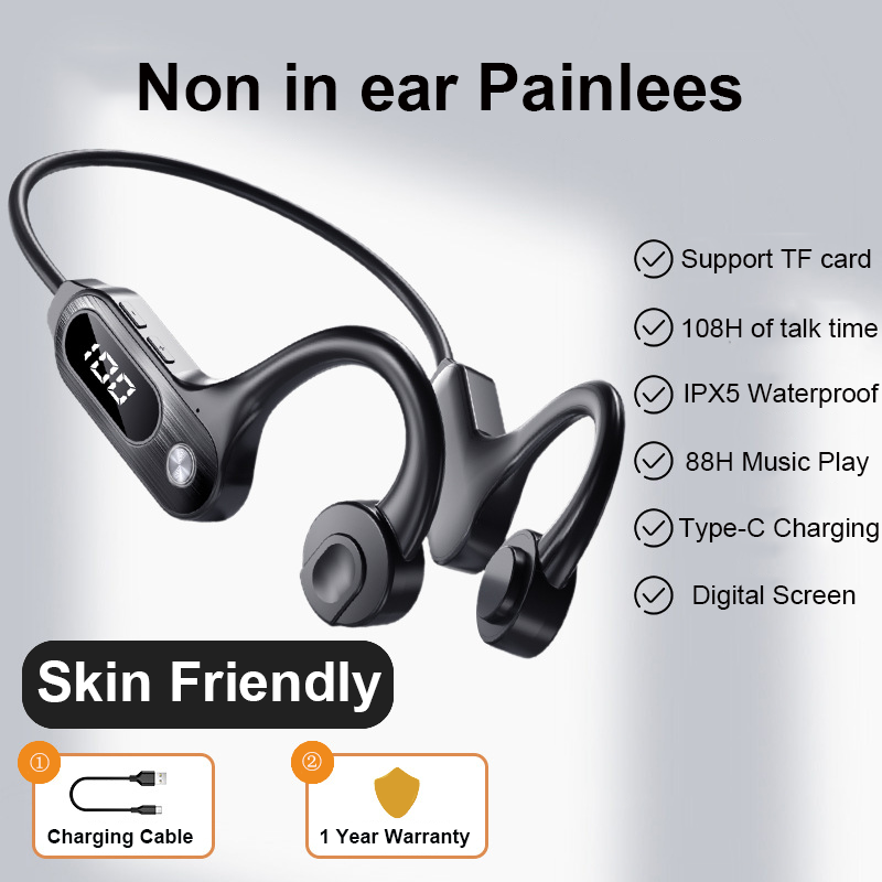 Słuchawki douszne Bluetooth 5. – Bone Conduction Running Headphones recenzja i cena