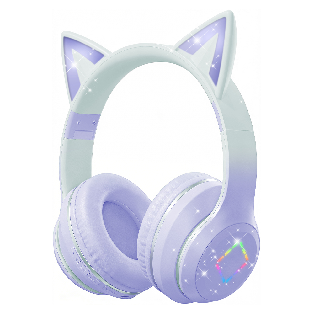 Urocze słuchawki bezprzewodowe – Cat Ear Bluetooth Headset Led recenzja i cena