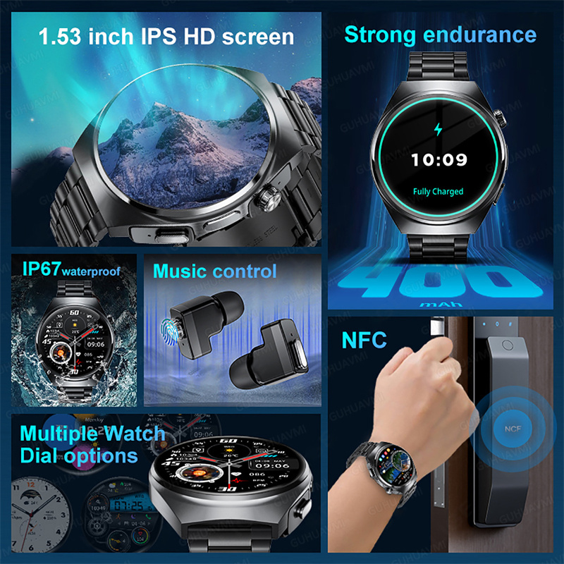 Smartwatch 2w1 z Słuchawkami d – Tws Earbuds Bluetooth 5.3 recenzja i cena