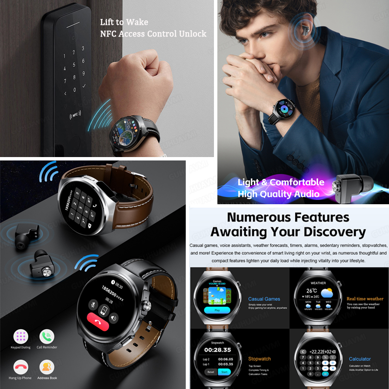 Smartwatch 2w1 z Słuchawkami d – Tws Earbuds Bluetooth 5.3 recenzja i cena
