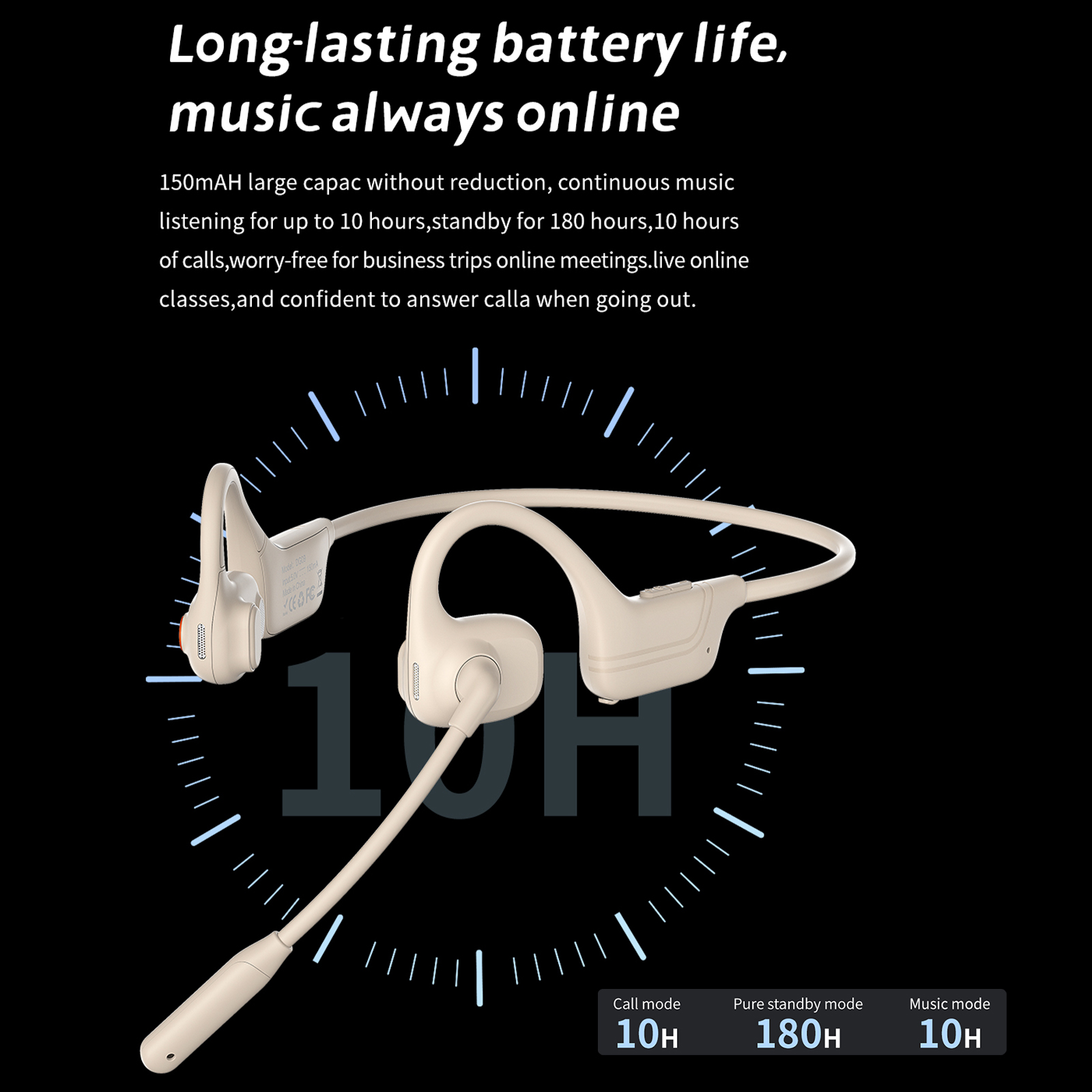 Słuchawki przewodnictwa kostne – Bone Conduction Running Headphones recenzja i cena