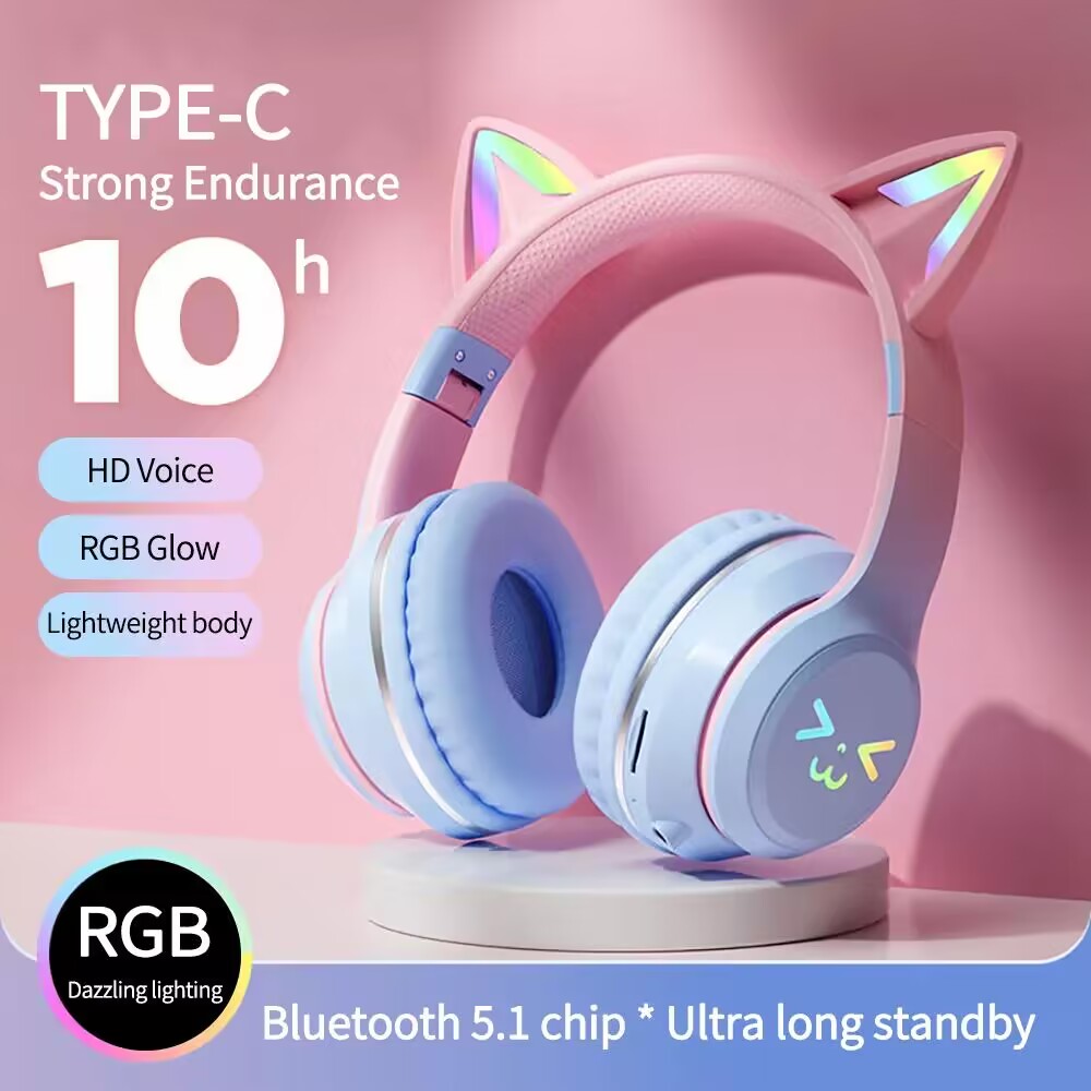 Słuchawki RGB Glow Bezprzewodo – Gaming Headset With Mic Rgb recenzja i cena