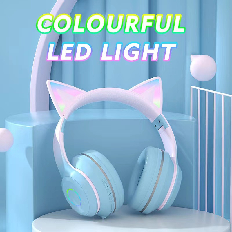 Nowy bestsellerowy zestaw słuc – Cat Ear Bluetooth Headset Led recenzja i cena