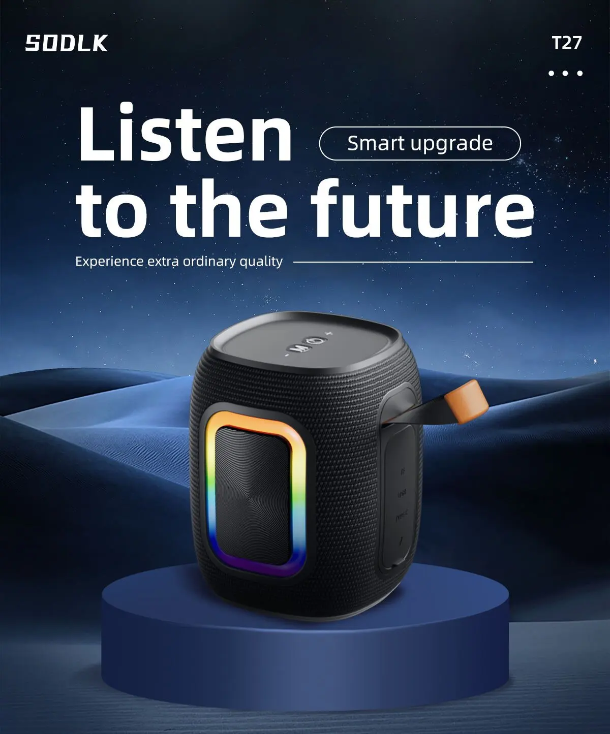 SODLK T26 Mini Głośnik Bluetoo – Portable Bluetooth Speaker Waterproof Ipx7 recenzja i cena