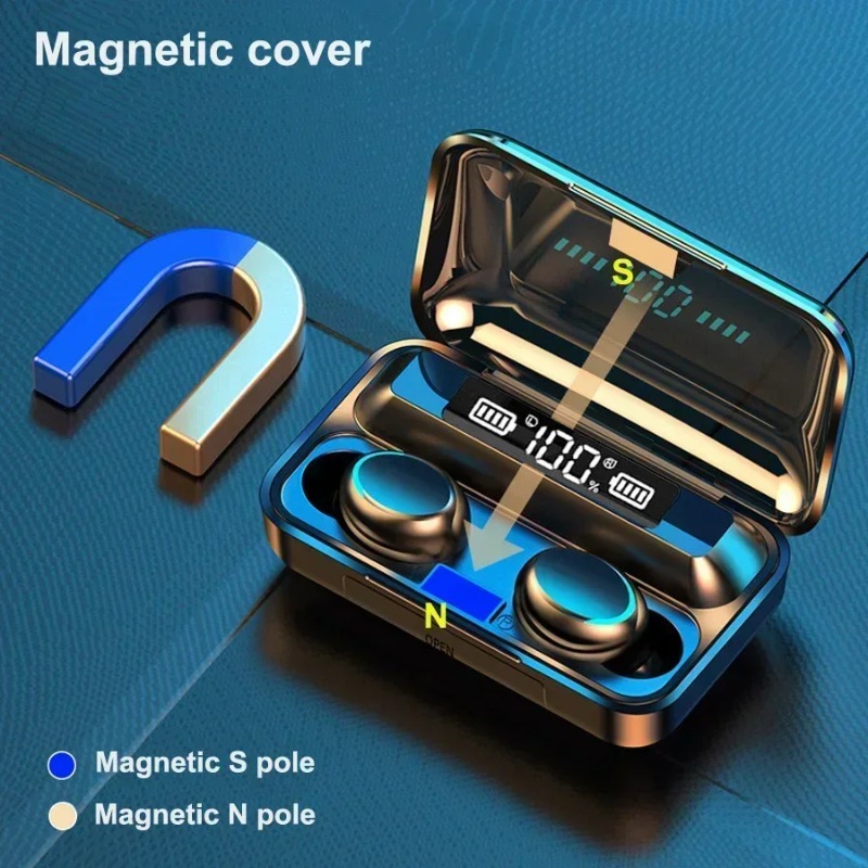 Nowe słuchawki Bluetooth F9 9D – Tws Earbuds Bluetooth 5.3 recenzja i cena