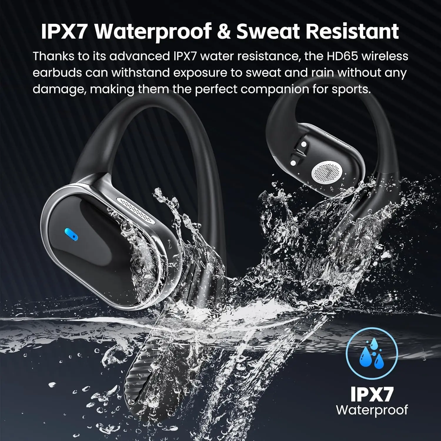 Słuchawki Bluetooth Bezprzewod – Open Ear Air Conduction Headphones recenzja i cena